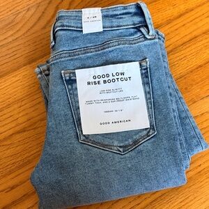 Good American Low Rise bootcut jeans